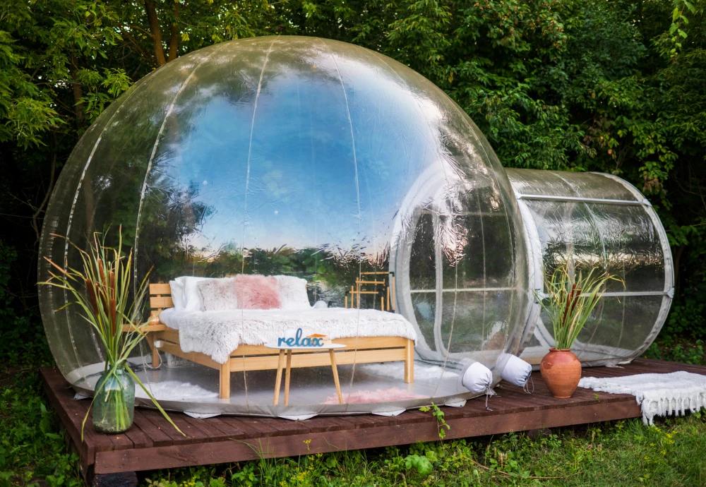 what is a bubble tent