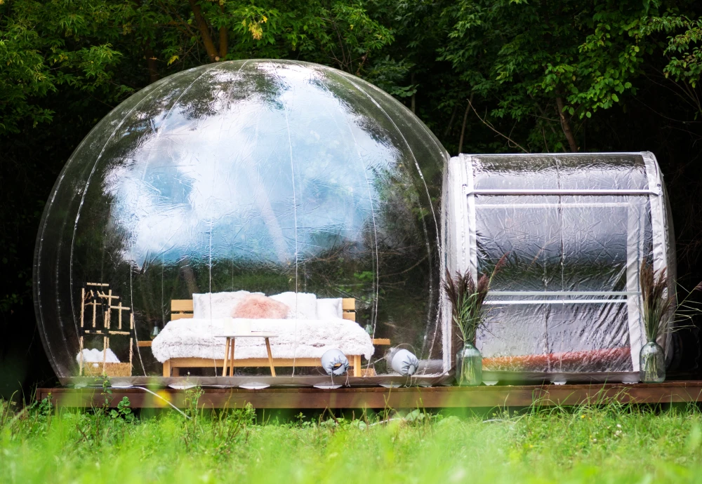 crystal bubble tent